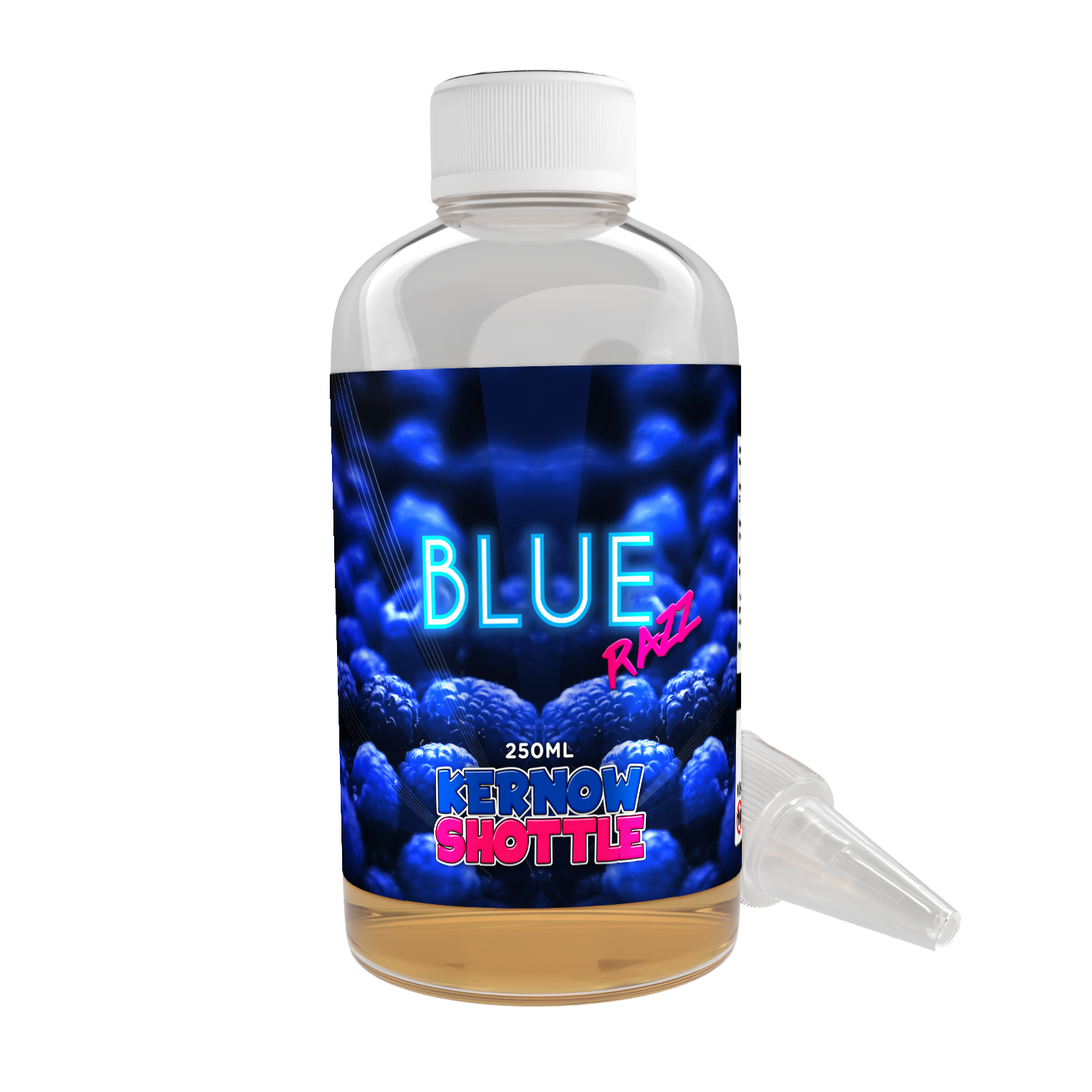 Blue Raz Shottle Flavour Shot by Kernow - 250ml